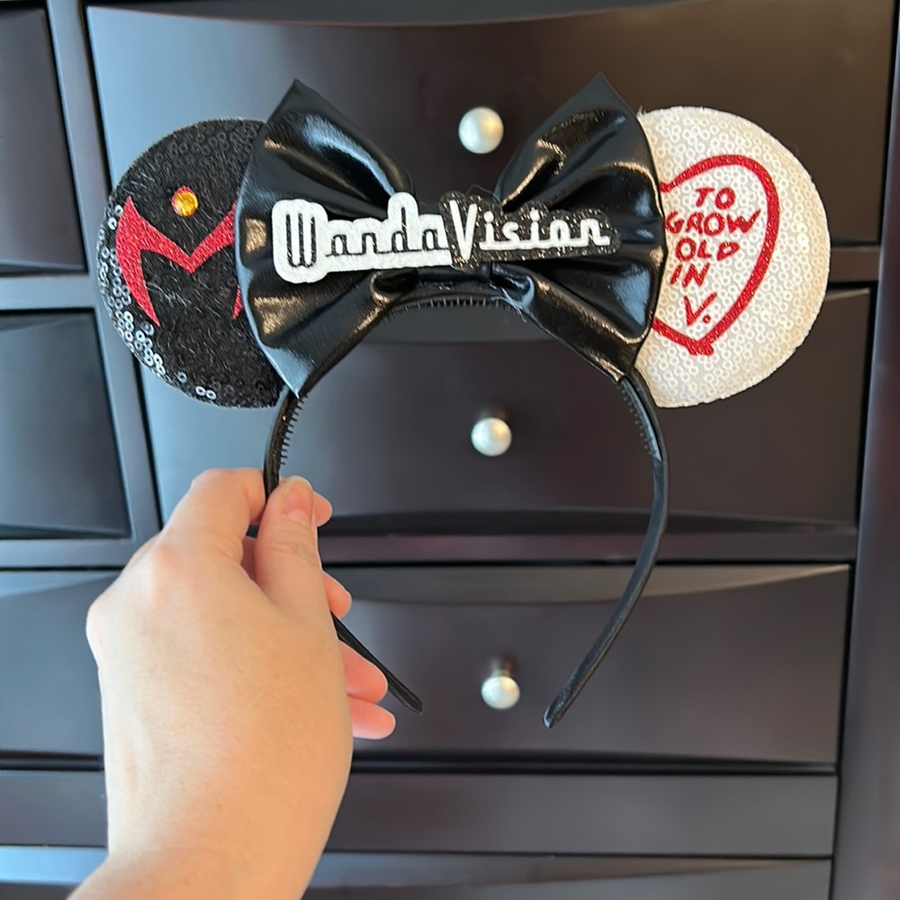 Custom WandaVision Minnie Ears